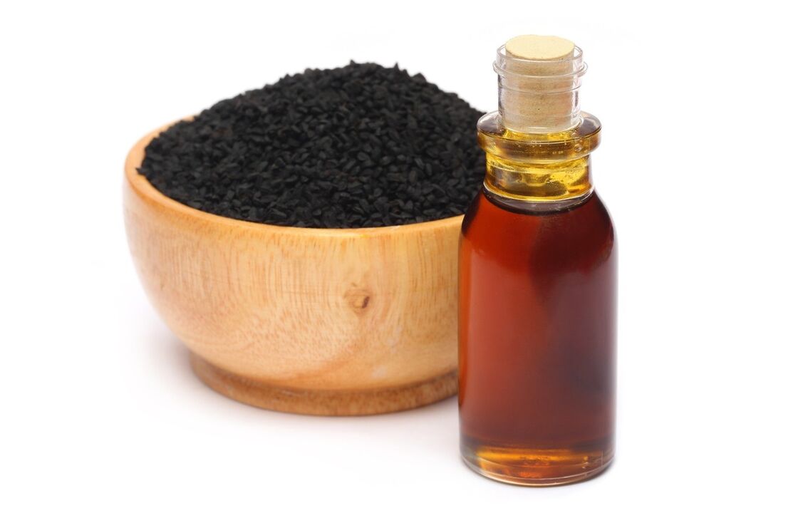 Black cumin oil for prostatitis